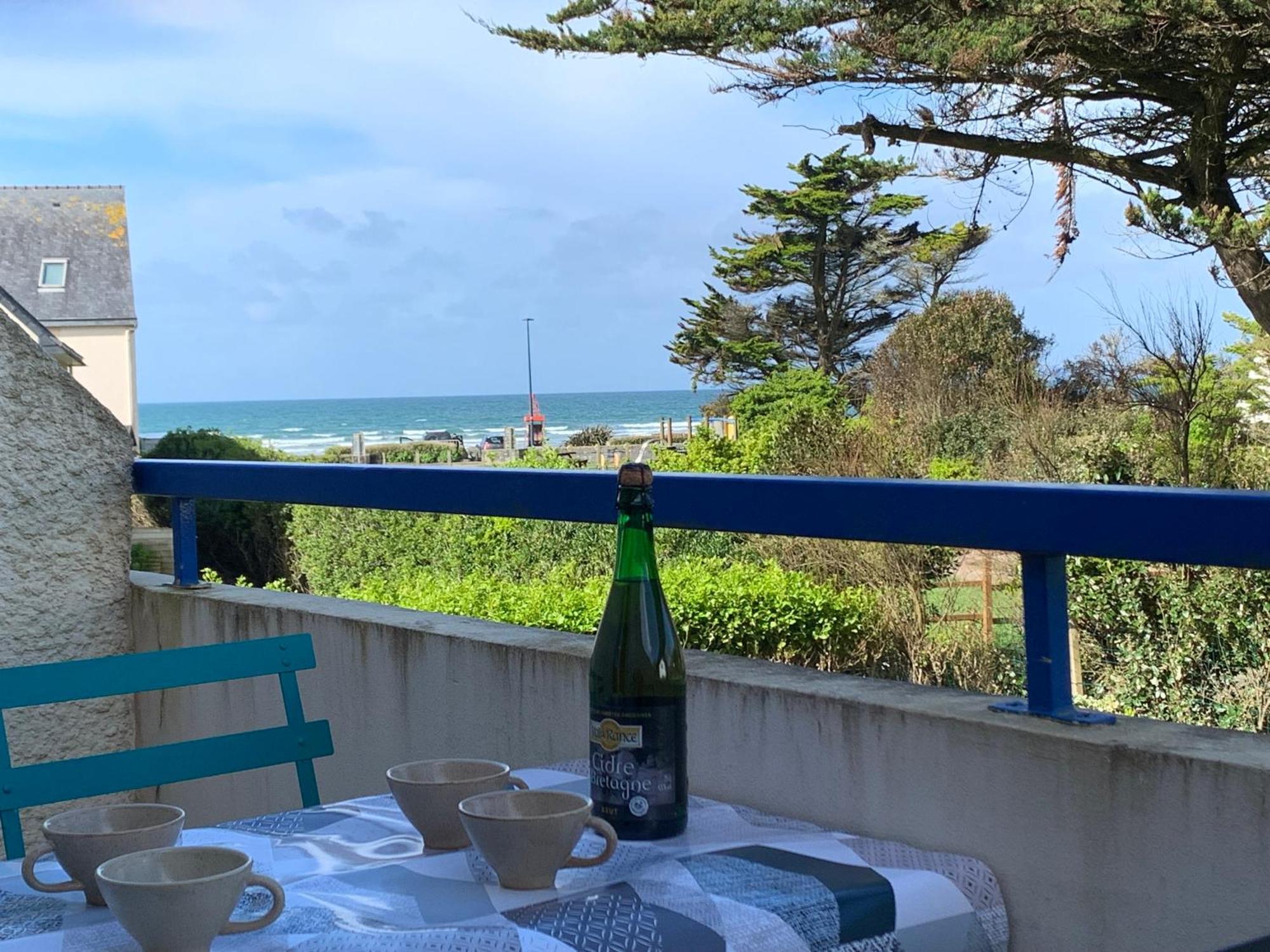 Studio Duplex Vue Mer 100M De La Plage Saint-Nic Exterior foto